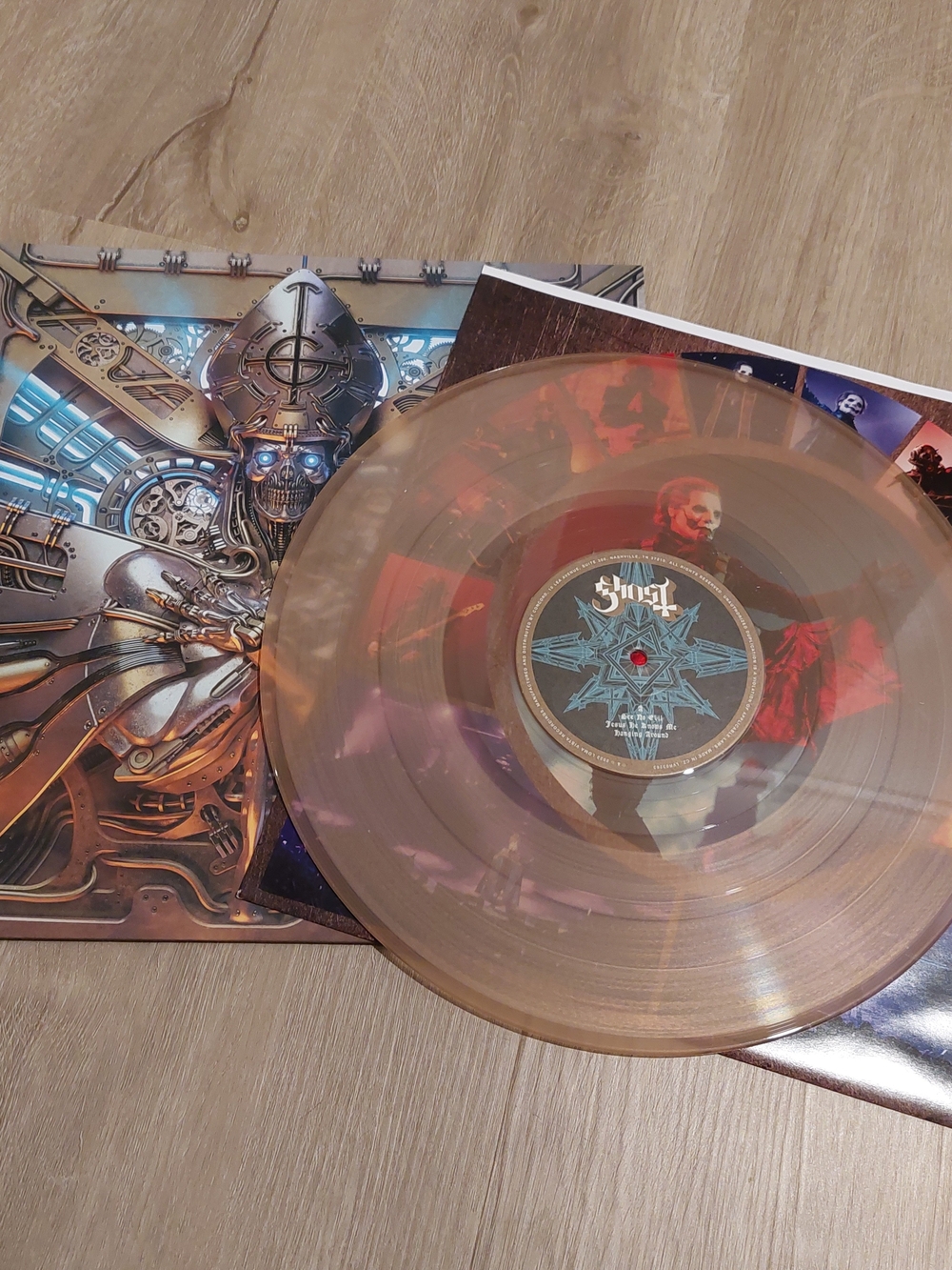 Ghost Phantomime Clear Tan Exclusive Vinyl Record